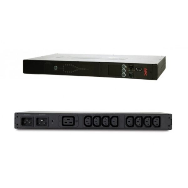 APC RACK ATS, 230V, 16A, C20 IN, (8) C13 (1) C19 OUT