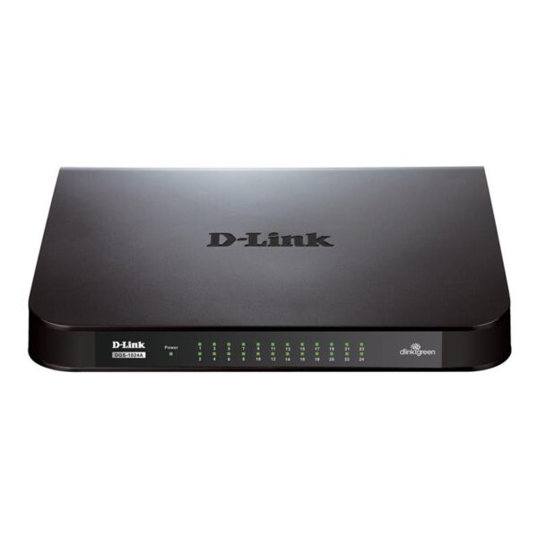 D-Link DGS-1024A 24-Port Gigabit Desktop Switch In Plastic Casing