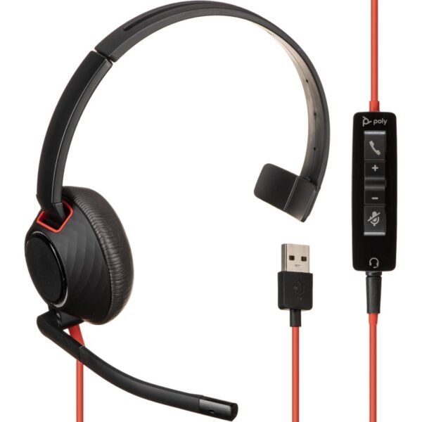 Plantronic Blackwire 5210 USB Type-A Mono Headset